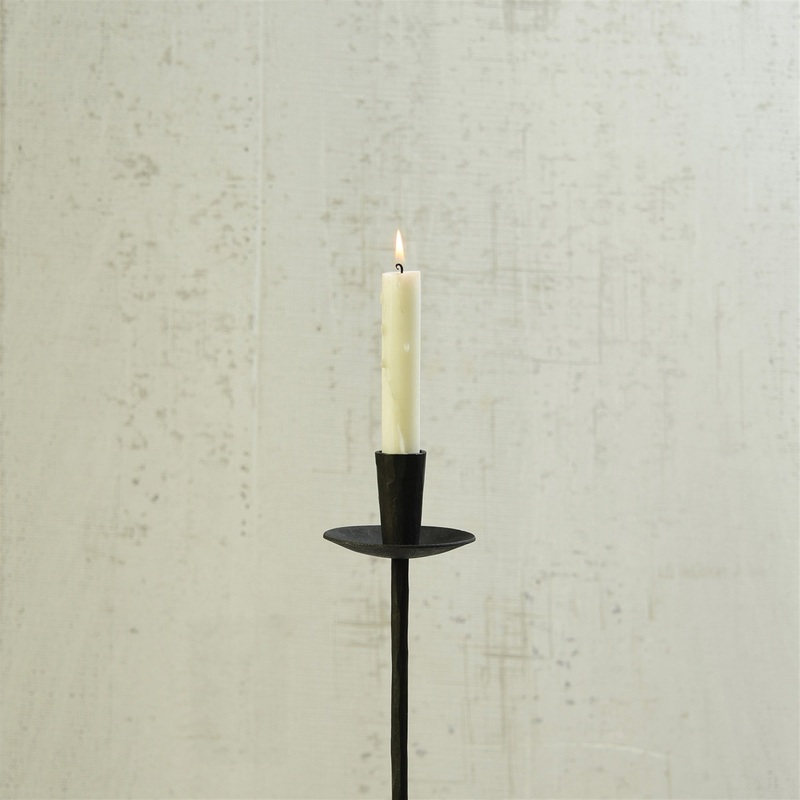 Garden Stake Taper Holder, Iron - Black Set Of 2 By HomArt
