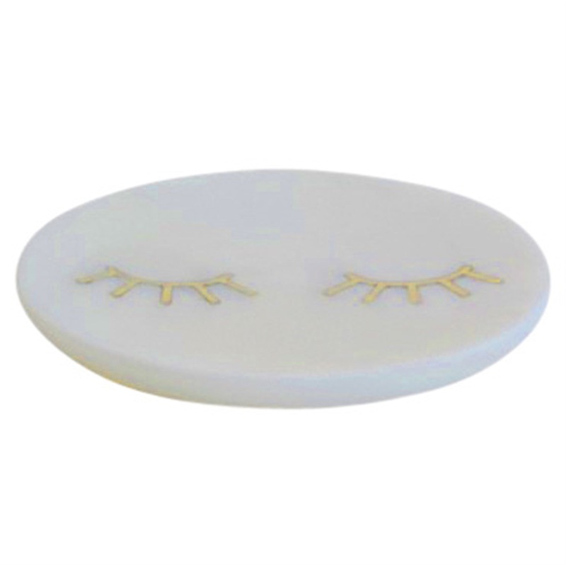 Inlaid Marble Tray - Lashes Set Of 2 By HomArt