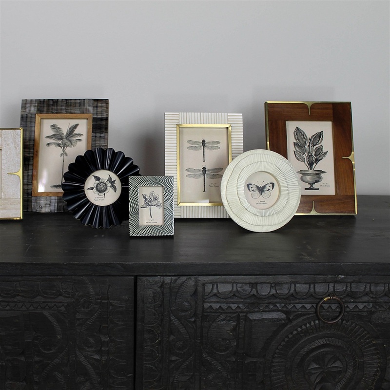 Layered Round Frame, White - 3 Set Of 2 By HomArt