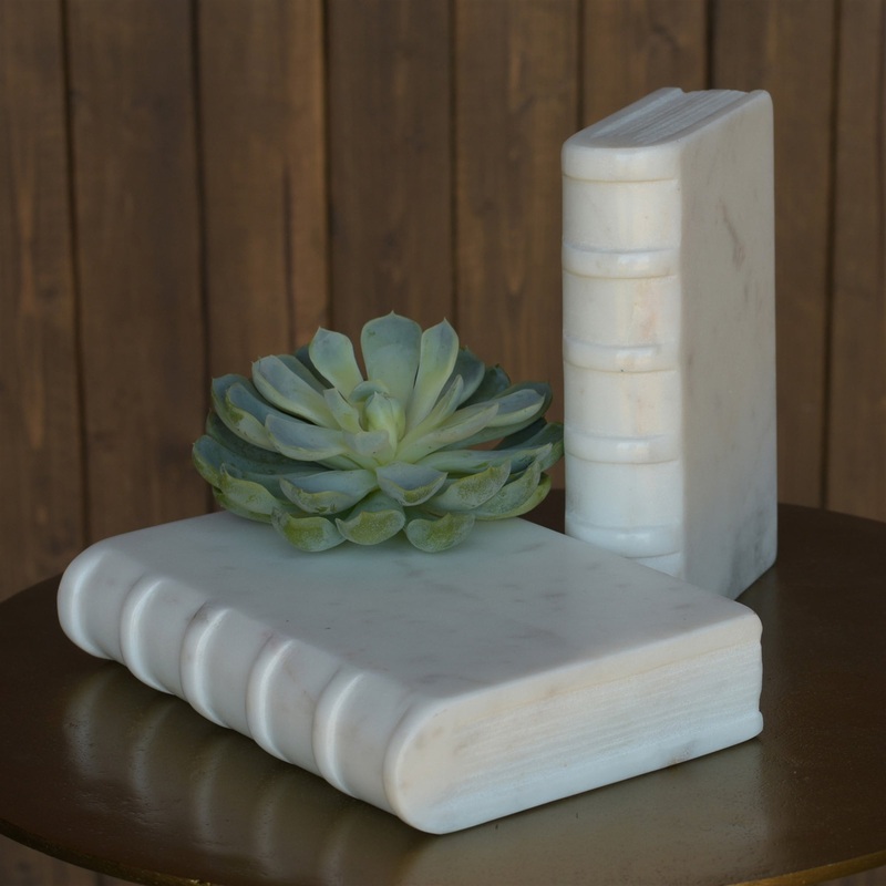 Marble Book - Small Set Of 2 By HomArt