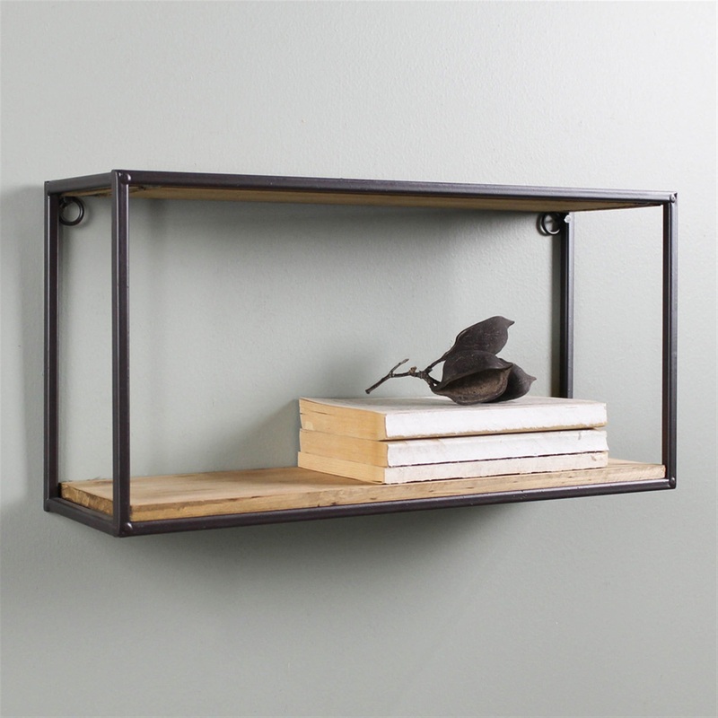 Milo Shelf, Wood & Metal - Rect Set Of 2 By HomArt