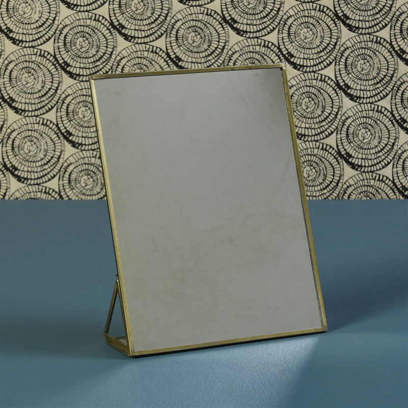 Monroe Vanity Mirror - Large - Brass Set Of 2 By HomArt