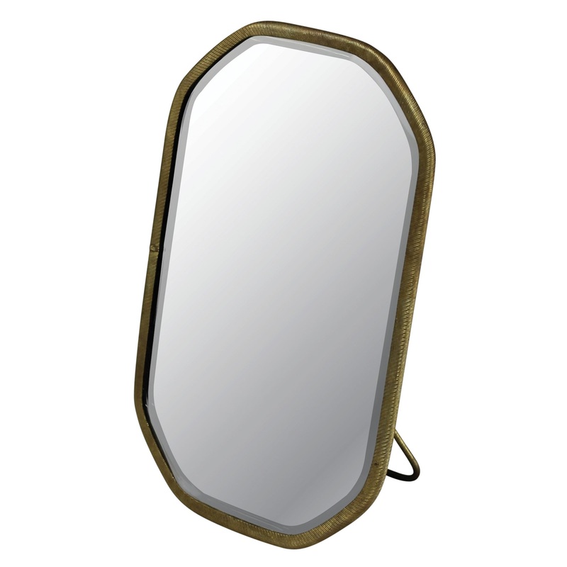 Vadara Easel Mirror, Brass - Rectangle Set Of 2 By HomArt