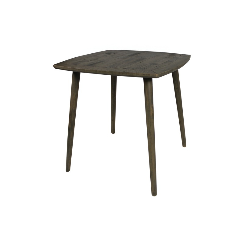 Brown Square Solid Wood Dining Table By Homeroots