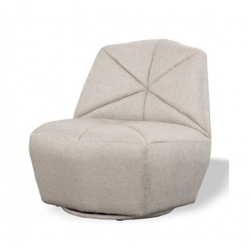 Gray Upholstered Lounge Chair By Homeroots