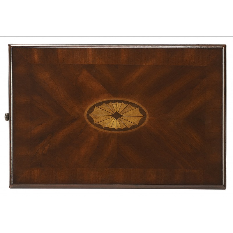 Dark Brown Manufactured Wood Rectangular End Table With Shelf By Homeroots