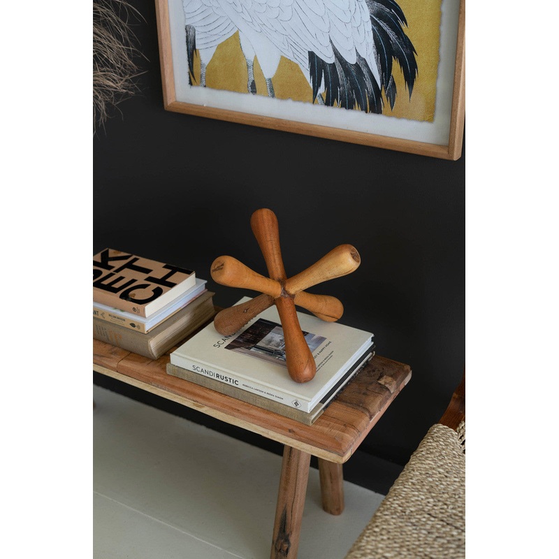Reclaimed Wood Natural Jack Decor By Kalalou