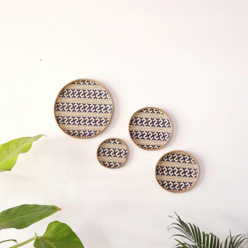 A Ti Kan - Wall Art DeCor Hanging Set Of 4 By Thaihome