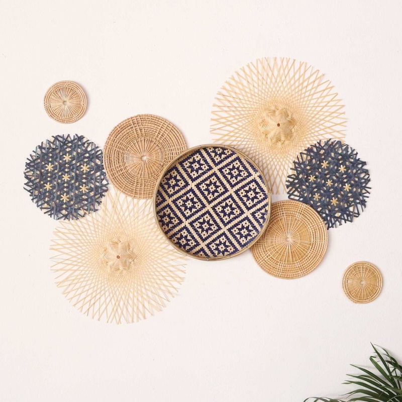 Cha Ma - Wall Hanging Decor Set Of 9 By Thaihome