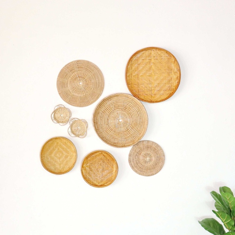 Chicha - Wall Hanging Art DeCor Set Of 8 By Thaihome