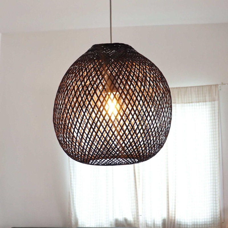 Jundara - Black Bamboo Pendant Light By Thaihome