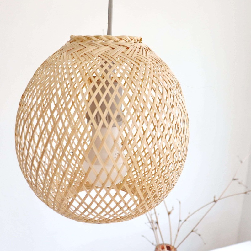 Jundara - Round Bamboo Pendant Light By Thaihome