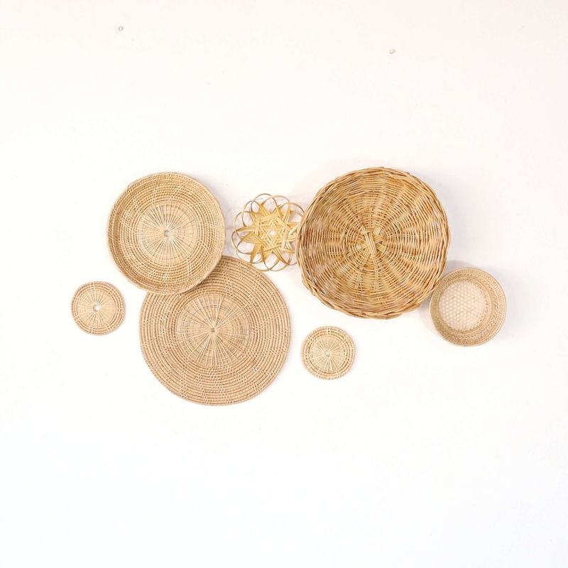 Ka Rish Ma - Wall Hanging Art Decorations Set Of 7 By Thaihome