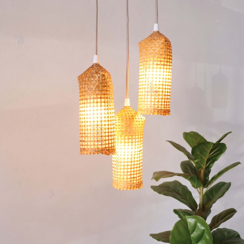Khe Mi Ka - Bamboo Pendant Light Shade By Thaihome