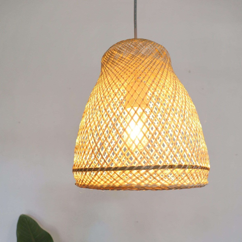 Muntana Bamboo Pendant Light (10 -11 Inches) By Thaihome