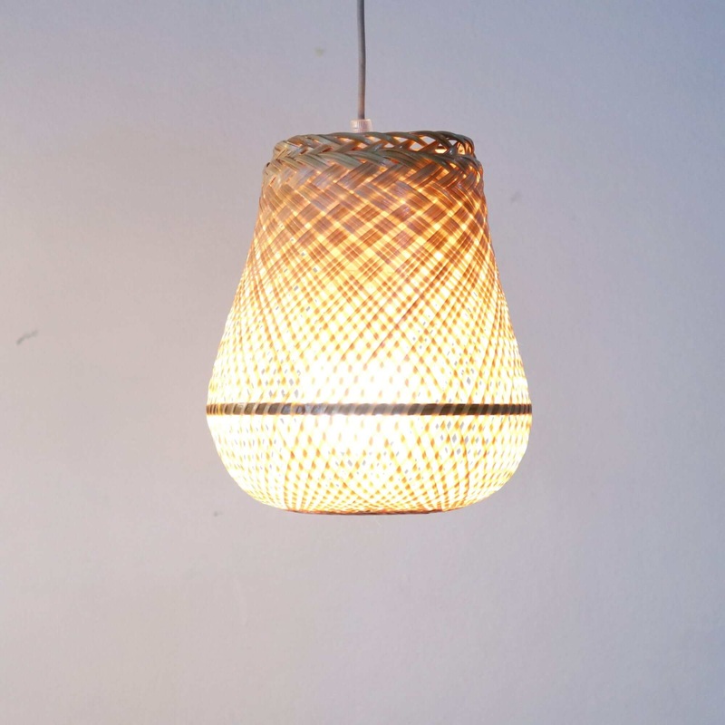Nat - Bamboo Pendant Light (7 X 7.5 Inch) By Thaihome