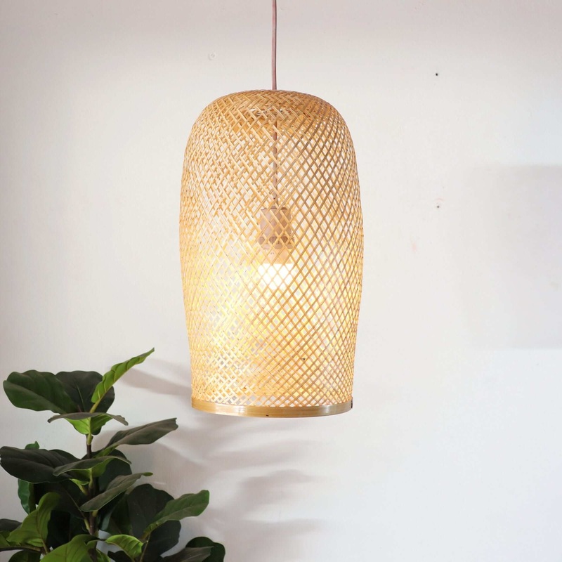 Punna - Bamboo Pendant Light Shade By Thaihome