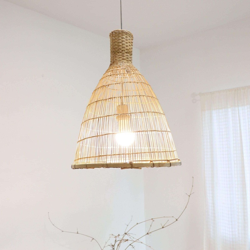 Rasri -  Bamboo Pendant Light Shade By Thaihome