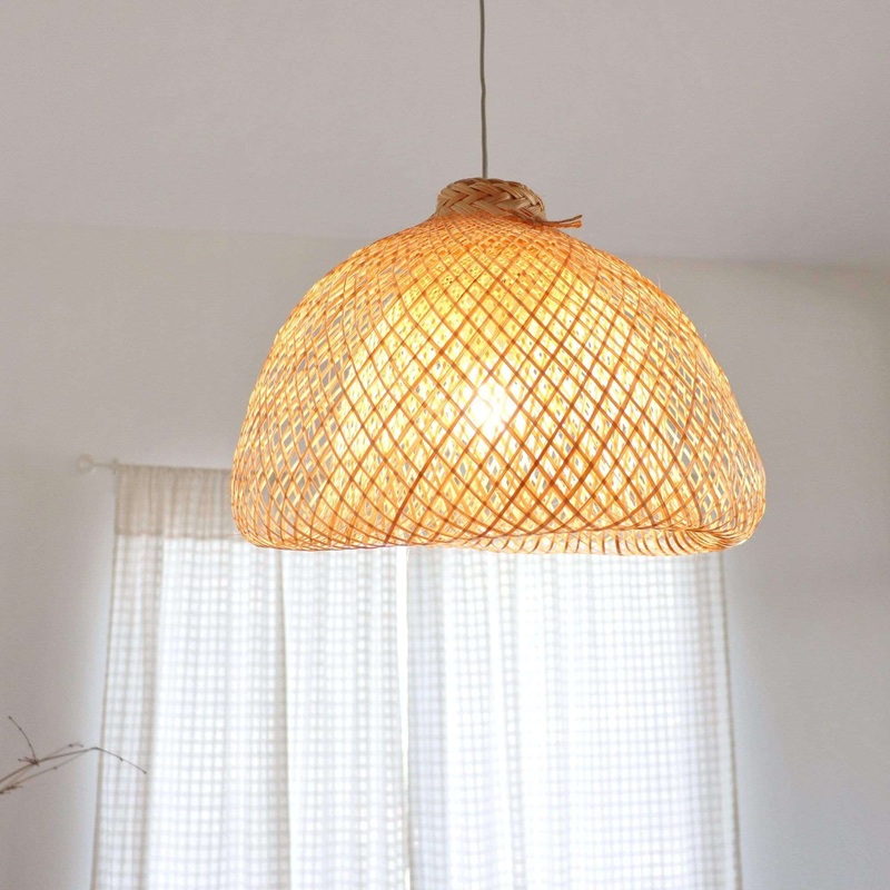 Rungsan - Bamboo Pendant Light Shade By Thaihome