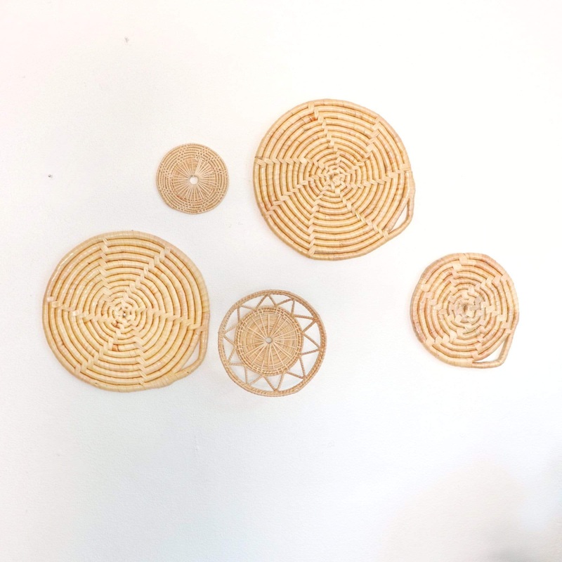 Sa Wan Na - Wall Hanging Decor Set Of 5 By Thaihome