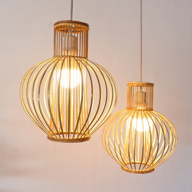 Yai Mai - Rattan And Bamboo Pendant Light Shade By Thaihome