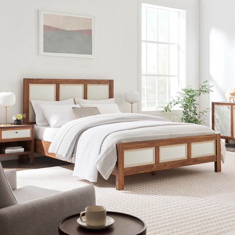 Capri Queen Wood Grain Platform Bed By Modway - MOD-7119