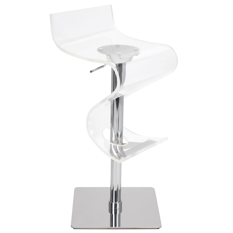 LumiSource Viva Acrylic Bar Stool