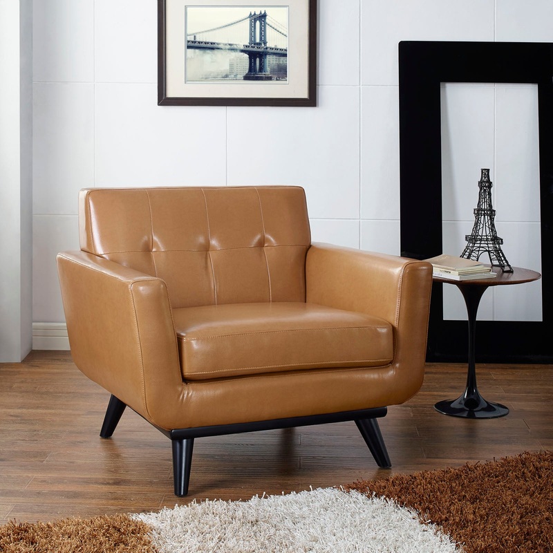Modway Engage Bonded Leather Armchair - EEI-1336