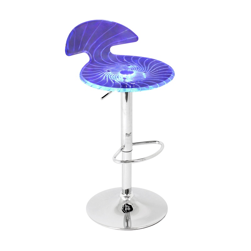 Spyra LED light-up Bar Stool by Lumisource