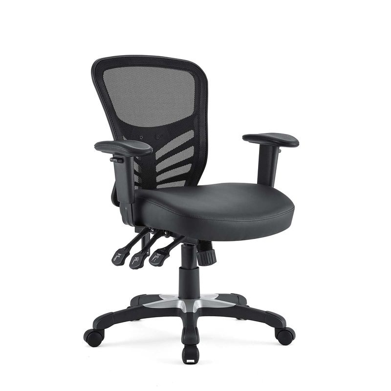 Modway Articulate Vinyl Office Chair - Black - EEI-755