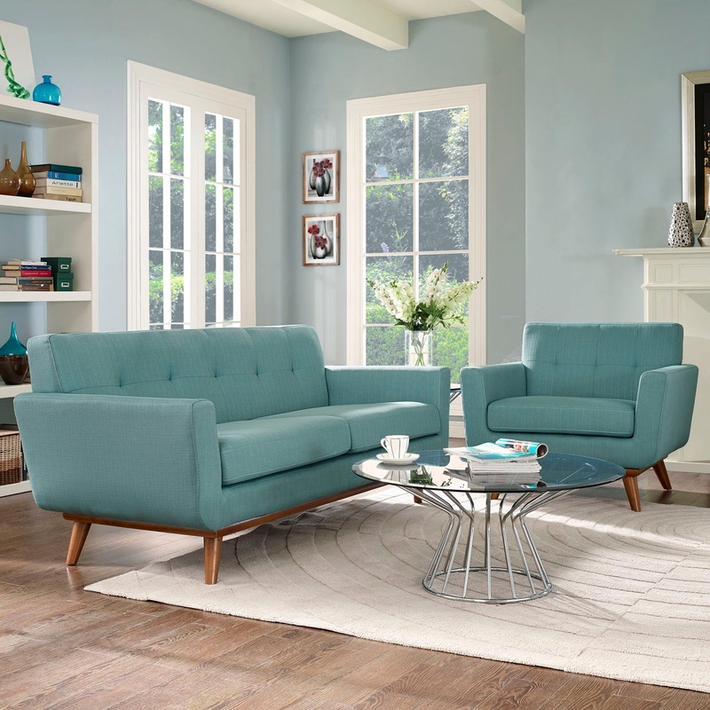 Modway Engage Armchair and Loveseat - Set of 2 - EEI-1346
