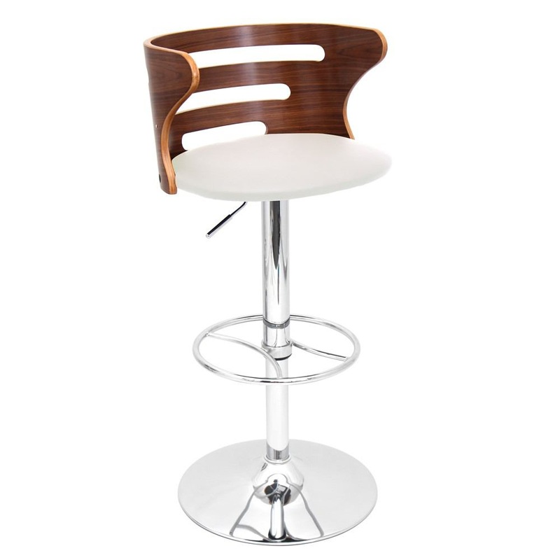 LumiSource Cosi Height Adjustable Barstool with Swivel
