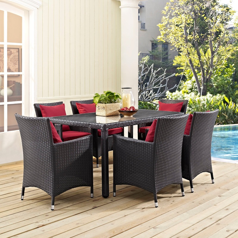 Modway Convene 59" Outdoor Patio Dining Table - Espresso - EEI-1923