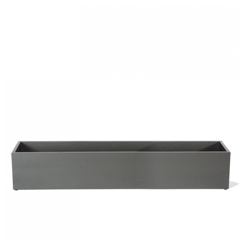 Rectangle Planter 60" L - Pewter