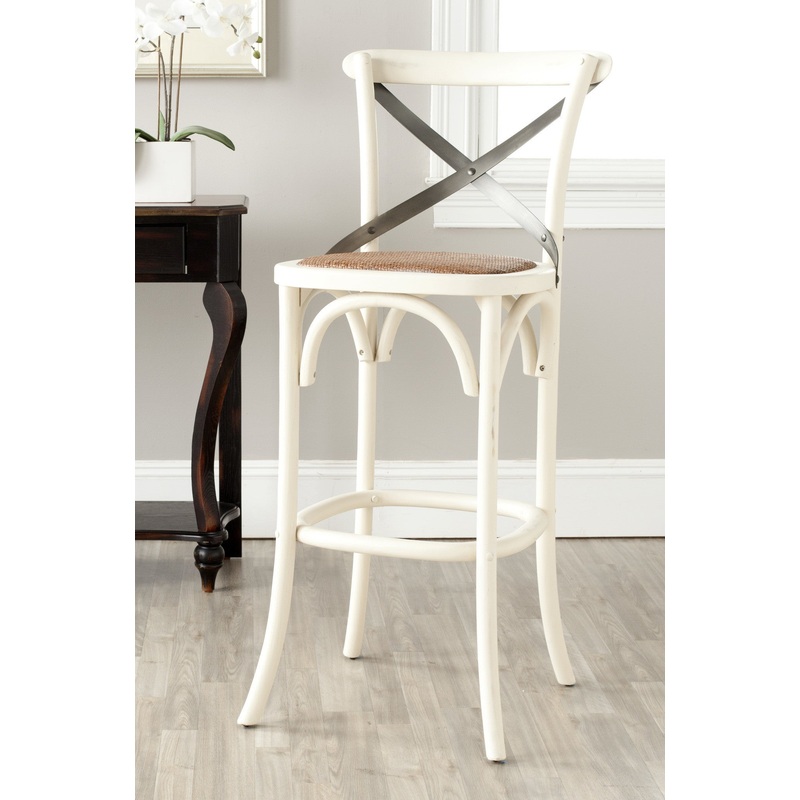 Safavieh Eleanor X Back Barstool