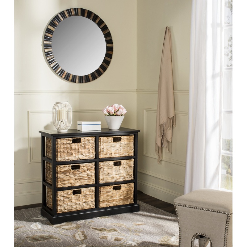Safavieh Keenan 6 Wicker Basket Storage Chest