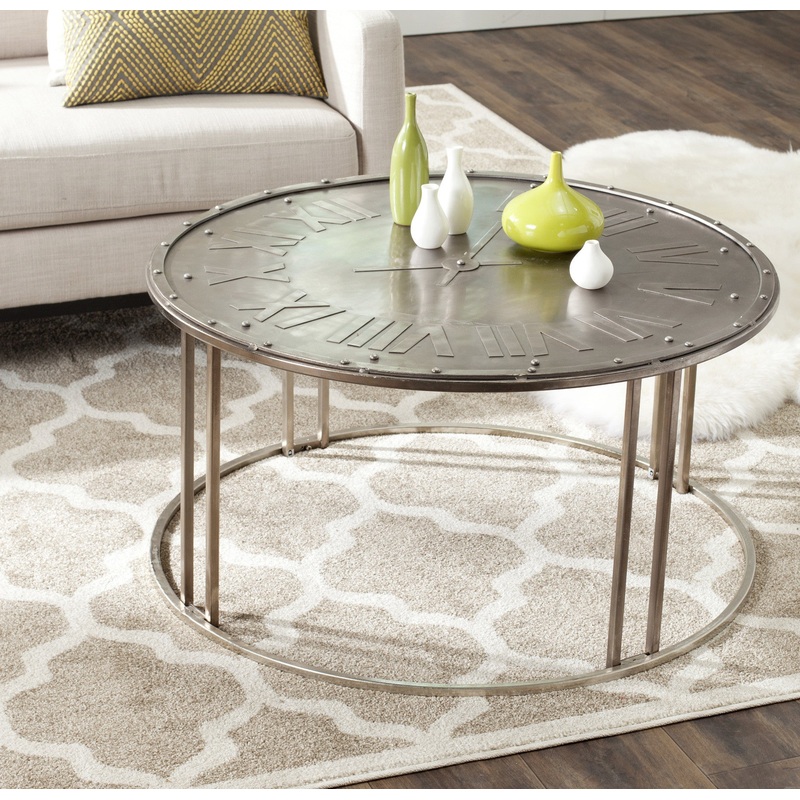 Safavieh Roman Clock Cocktail Table