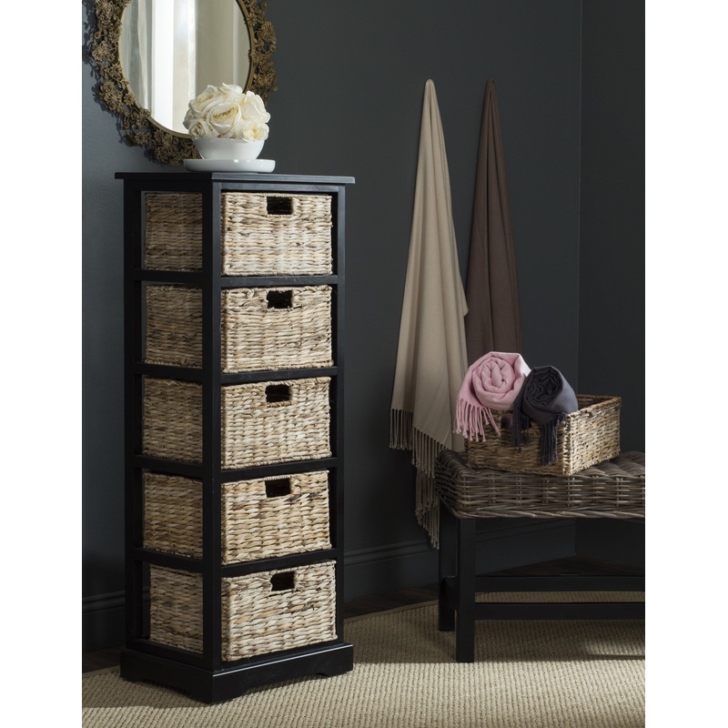 Safavieh Vedette 5 Wicker Basket Storage Tower