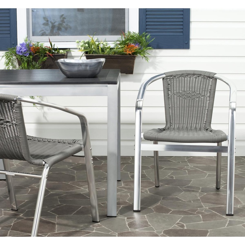 Safavieh Wrangell Indoor-Outdoor Stacking Armchair