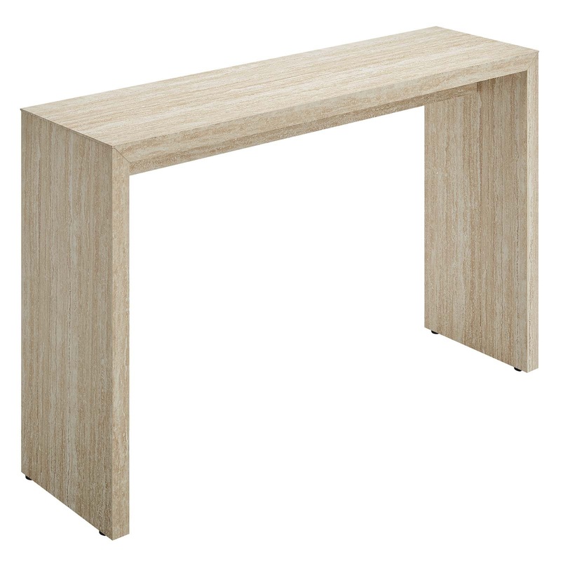 Mirella Faux Travertine Console Table By Modway - EEI-6771