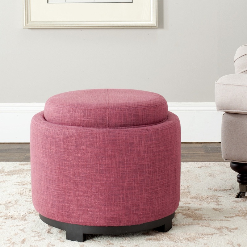 Safavieh Chelsea Round Tray Ottoman