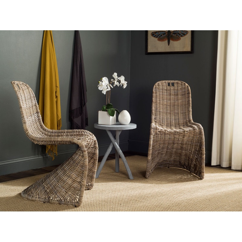Safavieh Cilombo Wicker Dining Chair