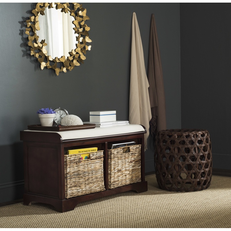 Safavieh Freddy Wicker Storage Bench