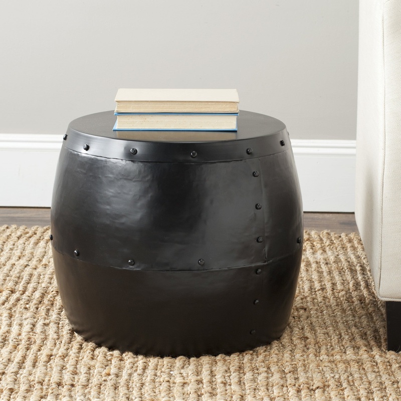 Safavieh Hogan Iron Drum Stool