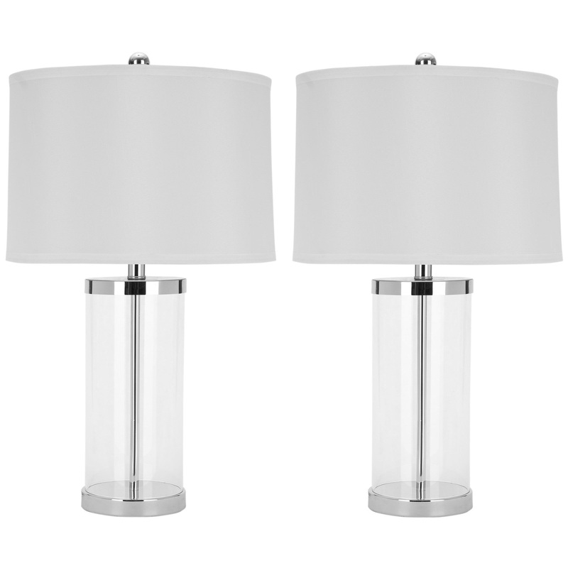 Safavieh Jeanie Glass Cylinder Lamp
