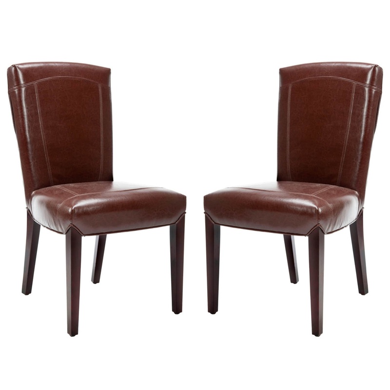 Safavieh Ken Leather Side Chair - Set Of 2