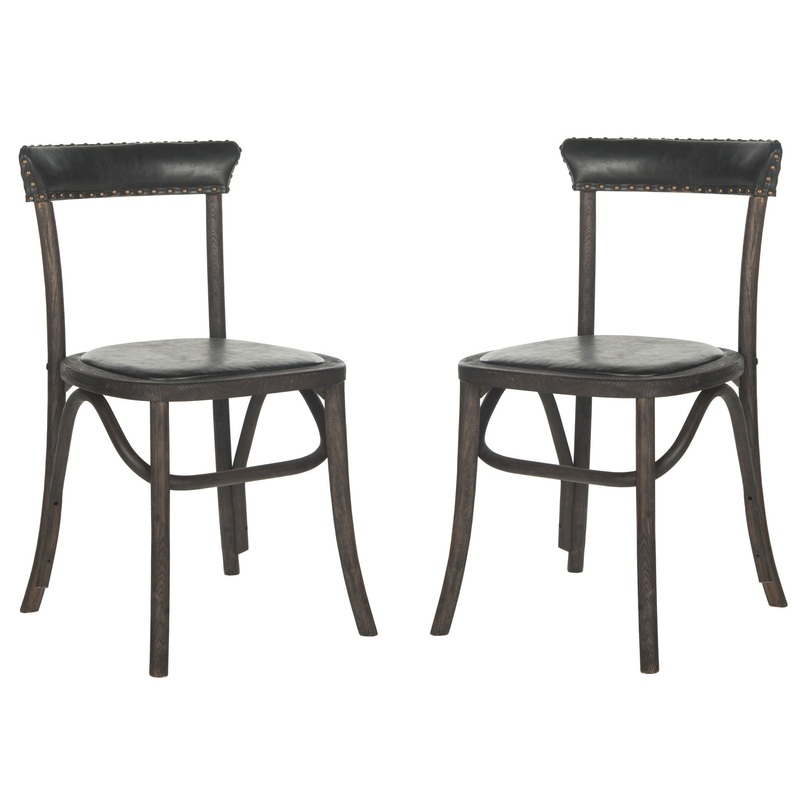 Safavieh Kenny Side Chair - Brass Nail Heads