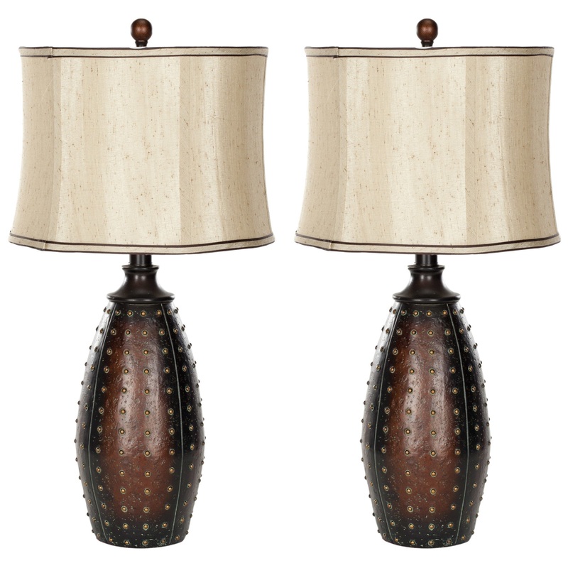 Safavieh Santa Fe Faux Leather Lamp