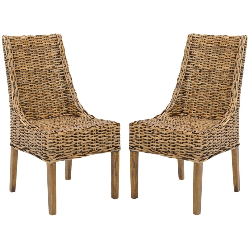 Safavieh Suncoast Rattan Arm Chair - Set Of 2
