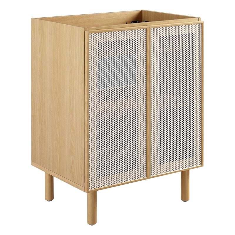 Calla 24" Perforated Metal Bathroom Vanity Cabinet (Sink Basin Not Included) By Modway - EEI-6621